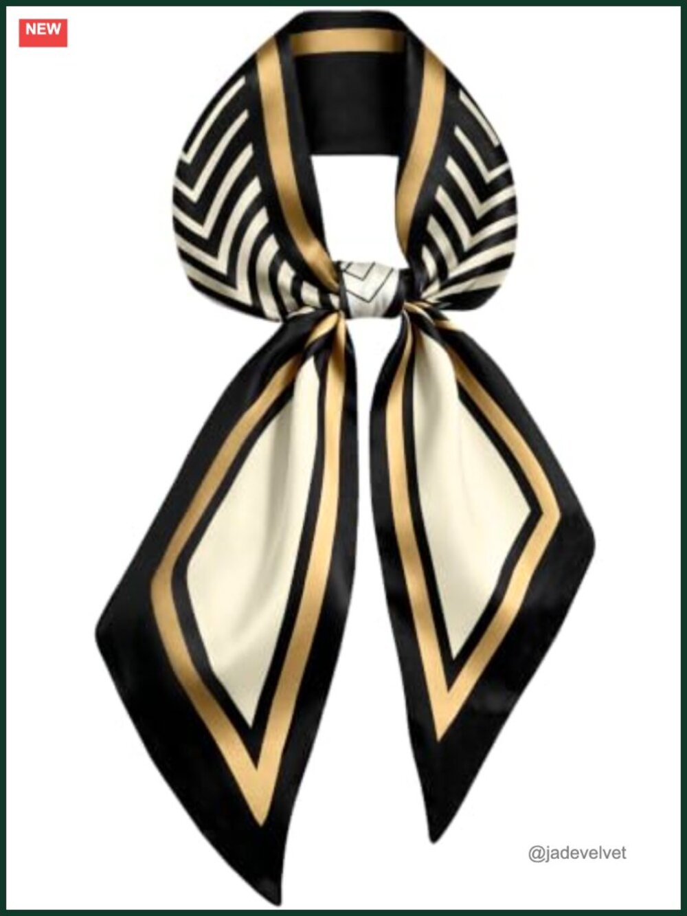 Silk Hair Scarf Satin Neck Scarf Women Fashion Accessory